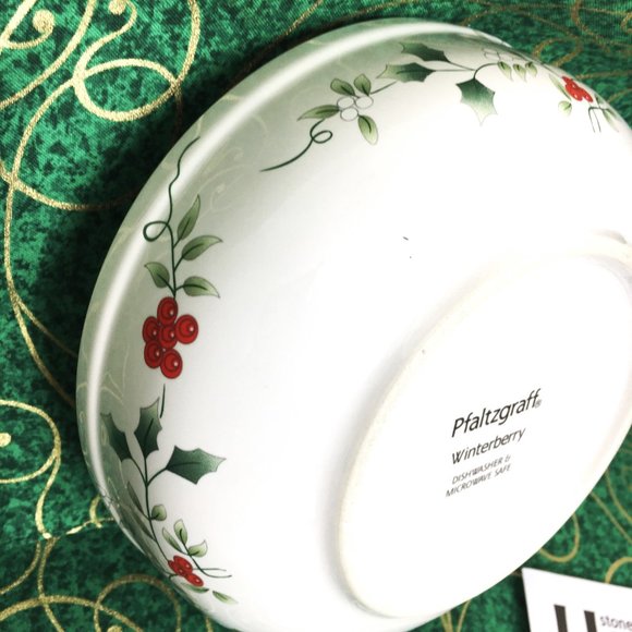 Pfaltzgraff Winterberry “Believe “ Serving Bowl 6.5" DishEUC - Picture 6 of 11